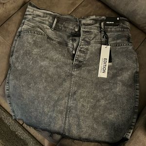Express denim skirt